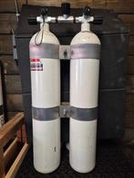 Stalen Dubbelset D8,5 Liter Concave, Watersport en Boten, Ophalen, Gebruikt, Duikfles