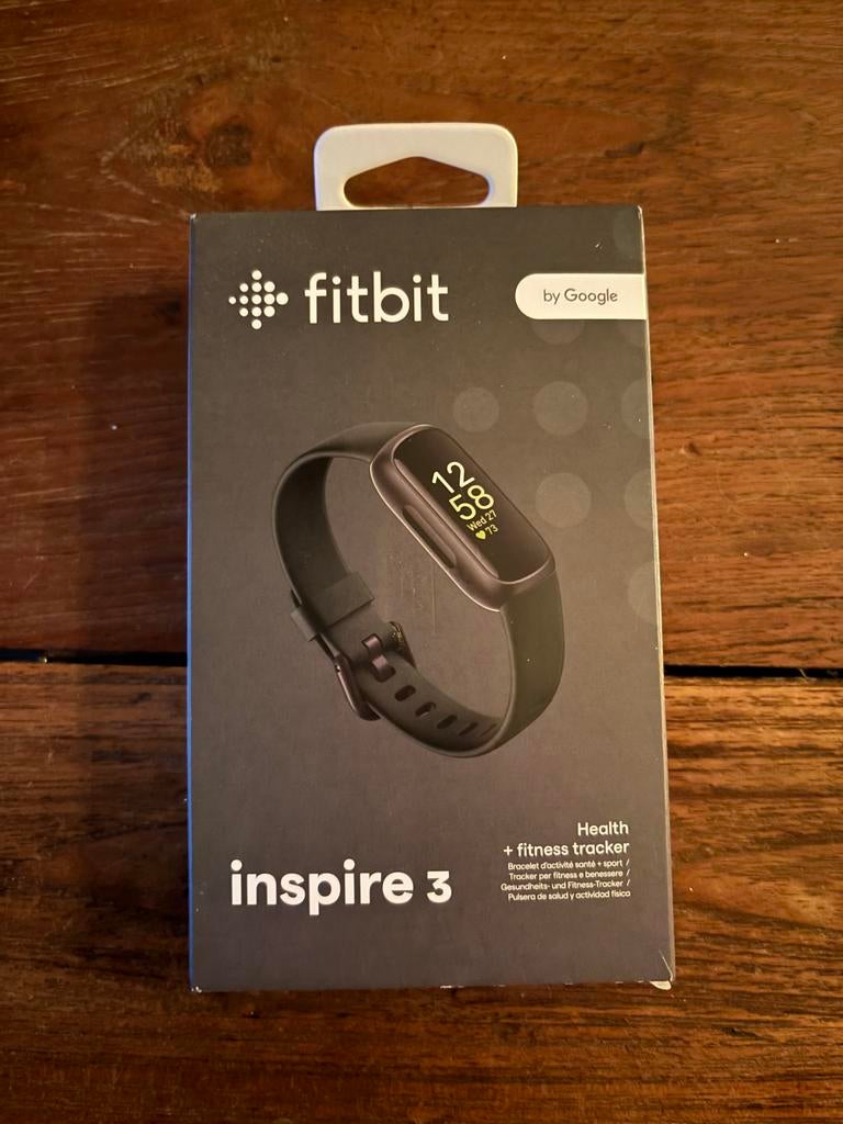 Fitbit Inspire 3 - nieuw, Zwart, Nieuw, Ophalen of Verzenden, Waterdicht