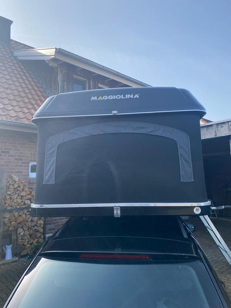 Schwarzes Dachzelt von Maggiolina, Auto diversen, Dakkoffers, Zo goed als nieuw, Ophalen