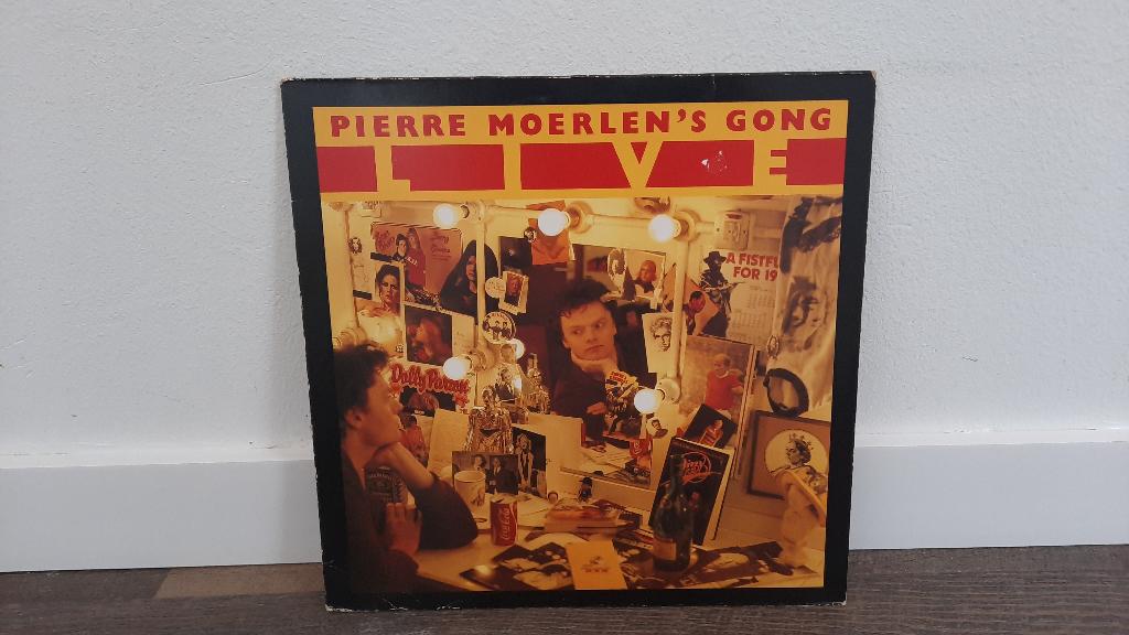 Pierre Moerlen's Gong - Live LP / Vinyl Plaat, Jazz Rock, Cd's en Dvd's, Vinyl | Rock, Ophalen of Verzenden, Gebruikt, 12 inch