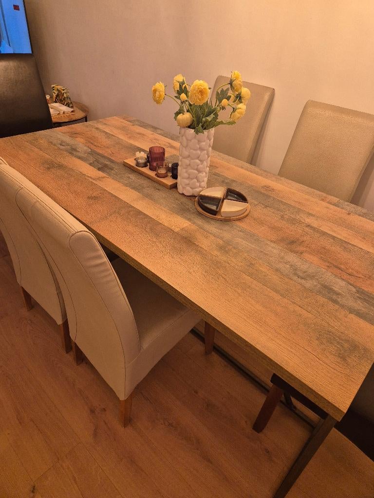 Door verhuizing Spoed verkoop, Ophalen, Zo goed als nieuw, 4 tot 6 stoelen