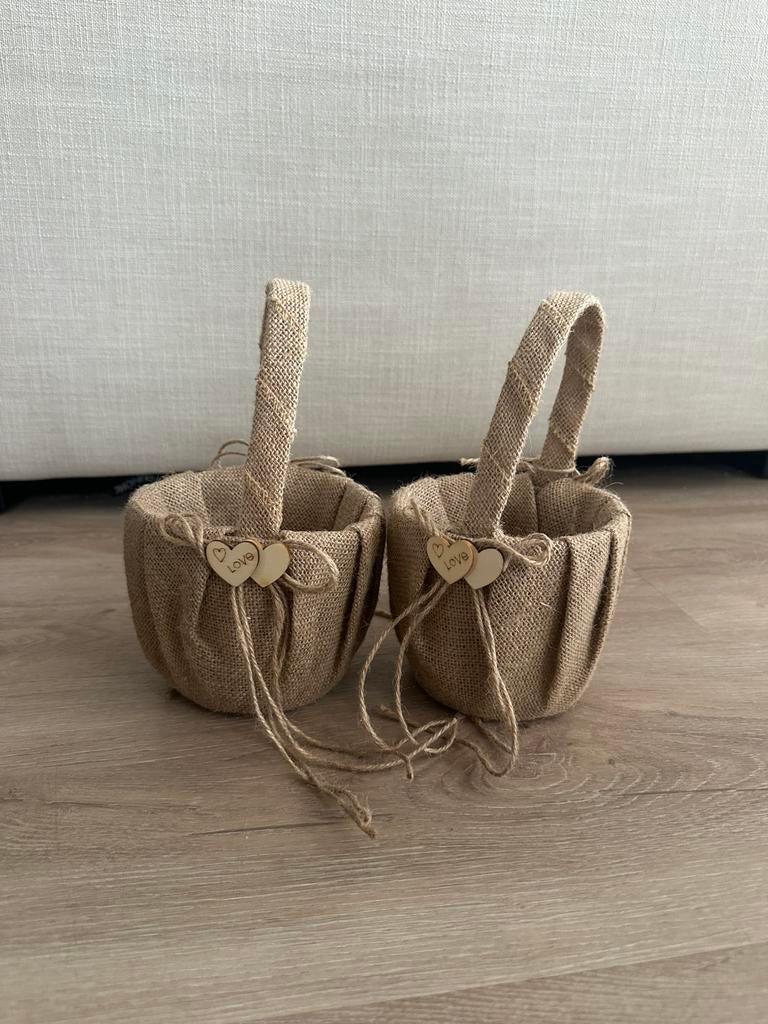 Bloemenmandjes voor bruidsmeisjes, Ophalen, Zo goed als nieuw, Rechthoekig, Glas
