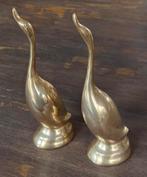 2 Messing Mid-century Hollywood regency zwanen, Ophalen of Verzenden