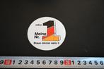 sticker BRAUN Meine Nr. 1  Braun micron versie 3, Ophalen, Zo goed als nieuw, Sticker