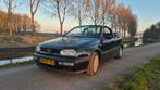 Volkswagen Golf 2.0 Cabriolet 1996 Zwart Karmann, Auto's, Volkswagen, Zwart, 4 cilinders, 1200 kg, Handgeschakeld