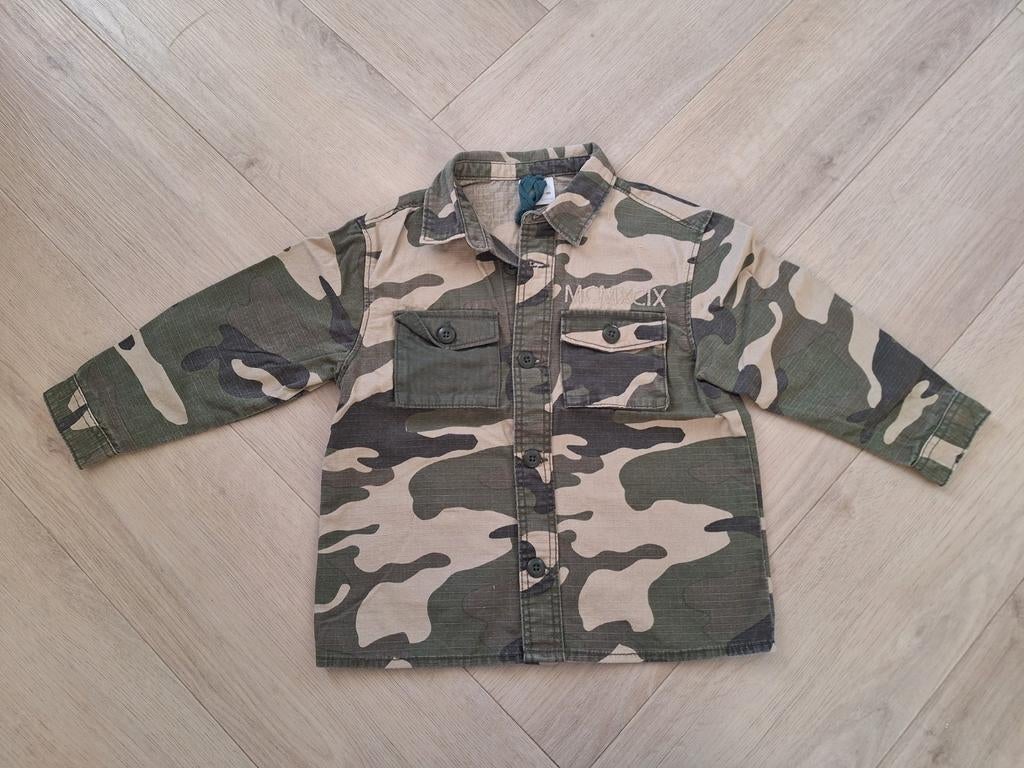 Zara Camouflage Print Dun Jasje Maat 98, Jongen of Meisje, Ophalen of Verzenden, Zo goed als nieuw, Zara