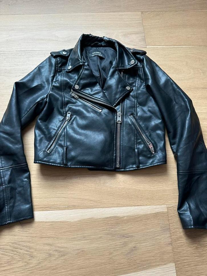 Pull & Bear zwart jack S, Kleding | Dames, Jassen | Zomer, Gedragen, Maat 36 (S), Zwart, Ophalen of Verzenden