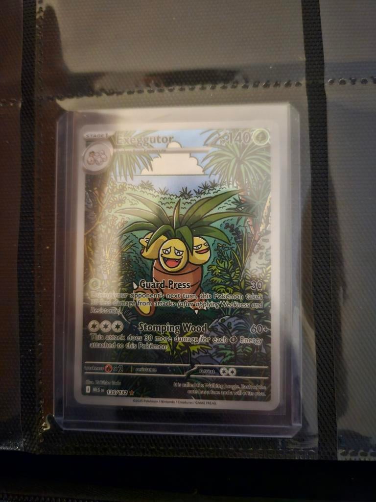 Pokemon Exeggutor 135/132 Mega Evolution, Ophalen of Verzenden, Zo goed als nieuw, Losse kaart, Foil