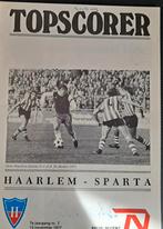 Haarlem - Sparta 1977/1978, Verzamelen, Ophalen of Verzenden, Gebruikt, Overige binnenlandse clubs, Boek of Tijdschrift
