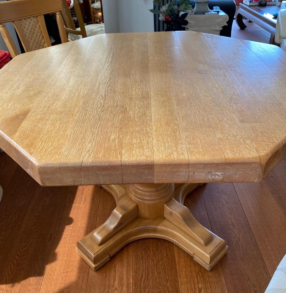 Robuuste eettafel, Ophalen, Gebruikt, Eikenhout, Overige vormen