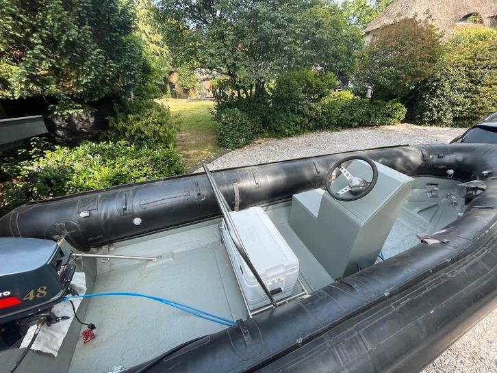 RIB 5.4 meter Avon Sea rider, Watersport en Boten, Rubberboten, Gebruikt, Yamaha, Overige materialen, Minder dan 70 pk, Benzine