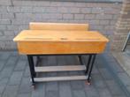 Schoolbankje, Kinderen en Baby's, Kinderkamer | Tafels en Stoelen, Ophalen, Zo goed als nieuw, Stoel(en)