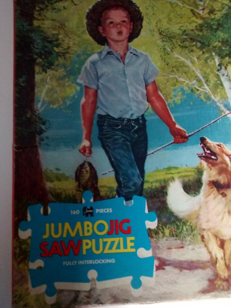 legpuzzel Lassie puzzel, Ophalen of Verzenden, Meer dan 50 stukjes, Gebruikt, 6 jaar of ouder