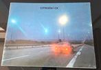 Folder Citroën CX voorjaar 1977, Gelezen, Ophalen of Verzenden, Citroën, Citroën