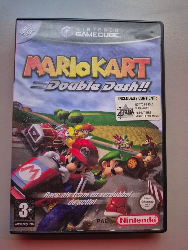 Mario Kart Double Dash!! Nintendo GameCube, Spelcomputers en Games, Games | Nintendo GameCube, Gebruikt, Racen en Vliegen, Ophalen of Verzenden