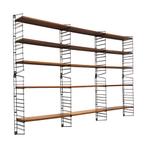 Vintage Tomado Holland Wandsysteem In Teak Jaren 60 Design, Ophalen, Met plank(en), Gebruikt, Vintage Tomado