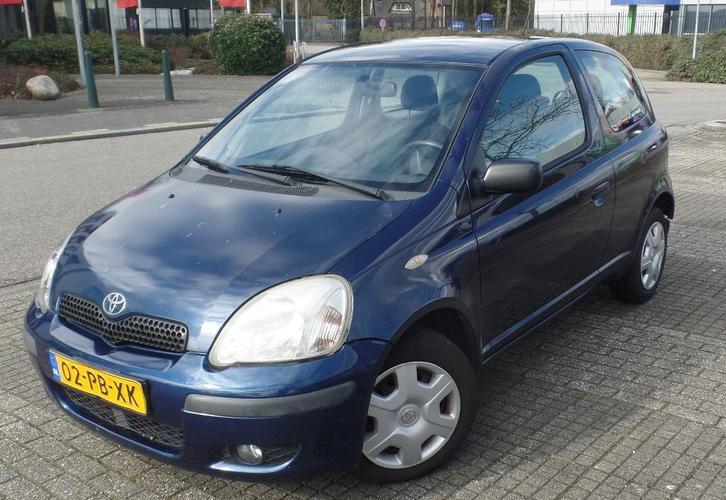 Toyota Yaris 1.3 16V Vvti 3DR Linea Terra 2004 Blauw, Auto's, Toyota, Particulier, Yaris, ABS, Airbags, Airconditioning, Metallic lak