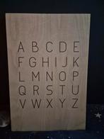 Kinderkamer alfabet houten lijst, Ophalen, Zo goed als nieuw