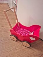 Houten poppenwagen voor dreumesen en peuters, Ophalen, Gebruikt, Duw- of Trekspeelgoed