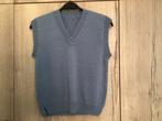 Handgebreide spencer, jeansblauw, Ophalen of Verzenden, Nieuw, Maat 46 (S) of kleiner, Blauw
