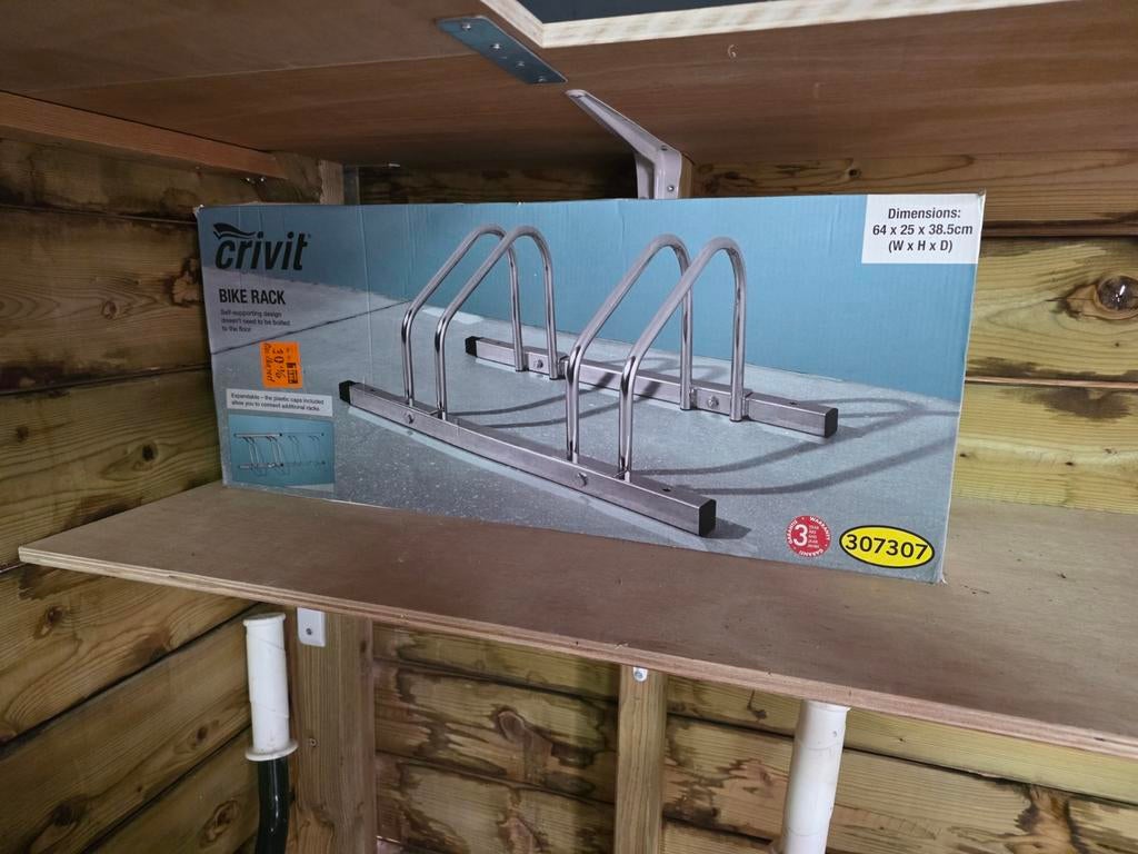 Crivit fietsenrek - Nieuw in doos, Fietsen en Brommers, Fietsaccessoires | Fietsenrekken, Ophalen, Nieuw