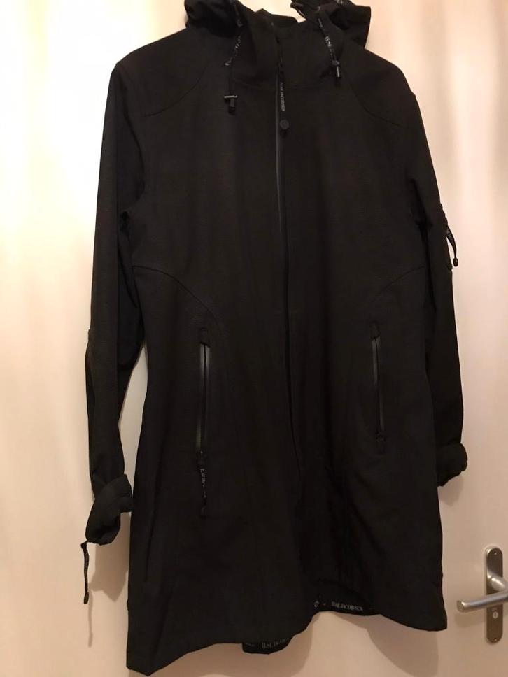 Ilse Jacobsen. Regenjas. Maat 40., Kleding | Dames, Jassen | Zomer, Zo goed als nieuw, Maat 38/40 (M), Zwart, Ophalen of Verzenden