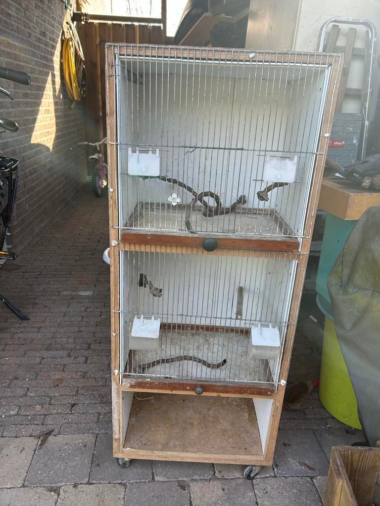 Vogelkooi/ broedkooi, Dieren en Toebehoren, Vogels | Hokken en Kooien, Ophalen, Hout, Broedkooi of Kweekkooi