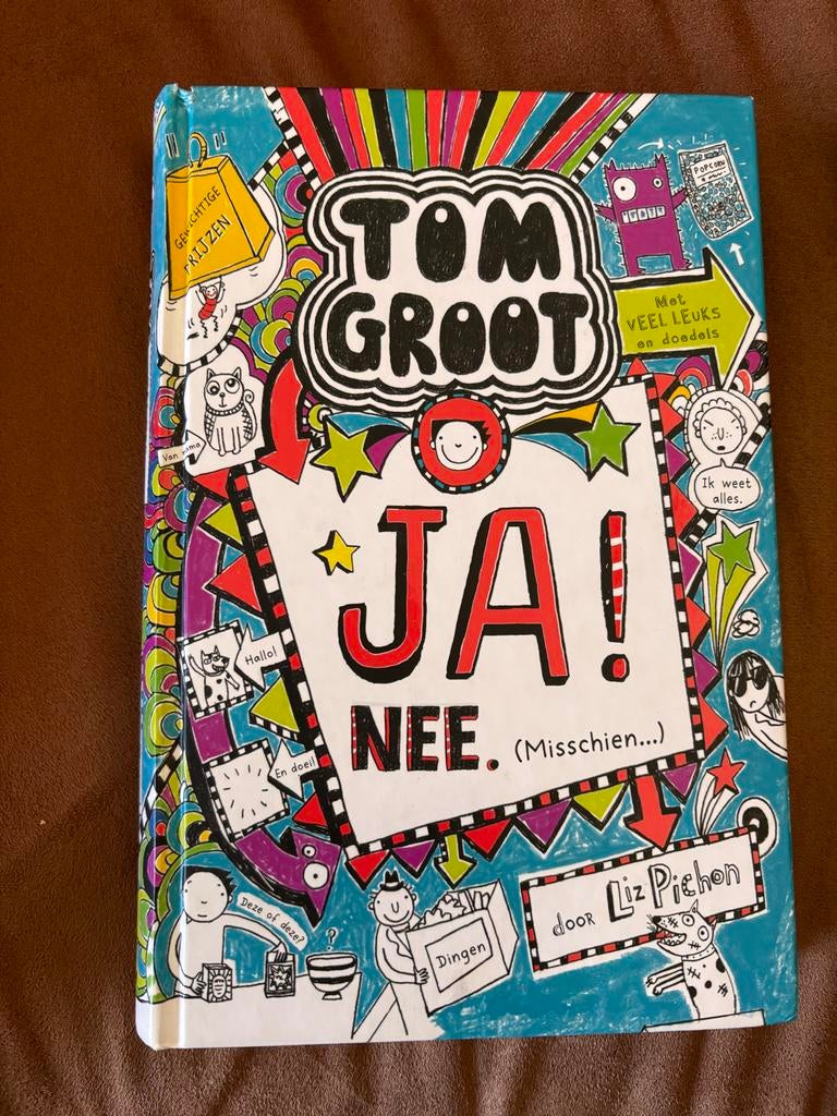 Tom Groot - Ja! Nee. Misschien… - Liz Pichon, Ophalen of Verzenden, Gelezen, Fictie algemeen