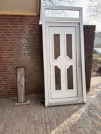 Kunststof kozijn en deur, Doe-het-zelf en Verbouw, Kunststof, Gebruikt, 215 cm of meer, Buitendeur