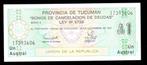 Bankbiljet - Argentinië 1 Austral 1991 - Tucuman - UNC, Postzegels en Munten, Bankbiljetten | Amerika, Ophalen of Verzenden, Zuid-Amerika
