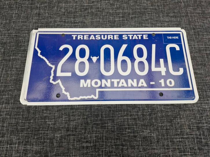 Montana Kentekenplaat USA Nummerbord Nummerplaat License Pla, Verzamelen, Automerken, Motoren en Formule 1, Gebruikt, Auto's, Ophalen of Verzenden