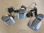Philips 3 dlg. draadloze dect huistelefoon, Telecommunicatie, Vaste telefoons | Handsets en Draadloos, Gebruikt, 2 handsets, Verzenden