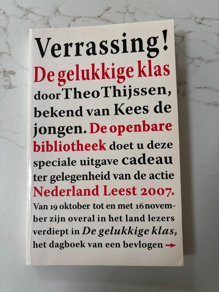 De Gelukkige Klas - Theo Thijssen, Boeken, Romans, Gelezen, Nederland, Ophalen of Verzenden