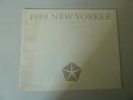 1988 Chrysler New Yorker Brochure USA, Ophalen of Verzenden, Gelezen, Overige merken