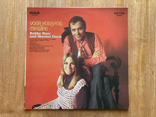 2 x LP's Bobby Bare Skeeter Davis vintage country vinyl LP, Cd's en Dvd's, Vinyl | Country en Western, Zo goed als nieuw, Overige formaten