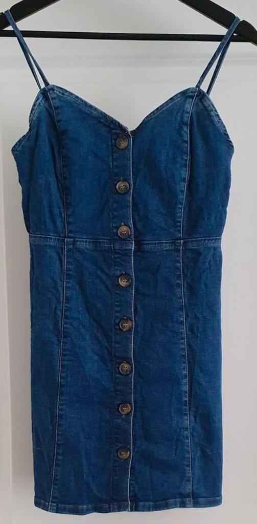 Spijkerjurk van DENIM&CO..mt:36, Kleding | Dames, Jurken, Gedragen, Maat 36 (S), Blauw, Boven de knie, Ophalen of Verzenden