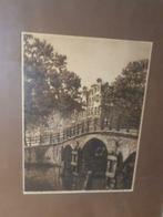 Ets Cornelis Brandenburg Amstel Keizersgracht Amsterdam, Antiek en Kunst, Ophalen