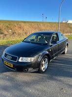 Audi A4 2.0 96KW 2002 Zwart nieuwe apk, Auto's, 4 cilinders, 1984 cc, A4, Zwart