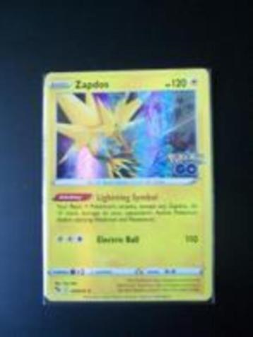 3954: Nieuwe Pokemon GO Kaart Holo Rare ZAPDOS (029/078) beschikbaar voor biedingen