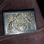 Zilveren lucifers houder, Antiek en Kunst, Verzenden, Zilver