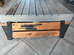 Lage tafel, salontafel, speeltafel pallet pallethouder, Pallet stoer, 100 tot 150 cm, Zo goed als nieuw, Minder dan 50 cm