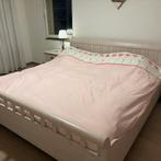 Tweepersoonsbed, Huis en Inrichting, Slaapkamer | Bedden, Ophalen, Zo goed als nieuw, Tweepersoons, Hout