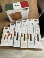 Boretti Messenblok met messen, Huis en Inrichting, Ophalen, Nieuw, Rvs of Chroom, Bestekset