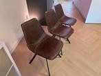 Goossens Point Eetkamerstoelen - 3 stuks, Huis en Inrichting, Stoelen, Ophalen, Gebruikt, Twee, Bruin