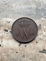 1 cent 1863 Willem III, hoge kwaliteit, Postzegels en Munten, Munten | Nederland, Ophalen of Verzenden, Koning Willem III, 1 cent