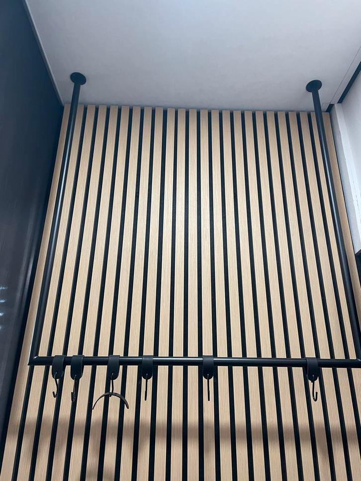 Hoyaliving Plafond Kapstok - Zwart - 90x80cm, Huis en Inrichting, Woonaccessoires | Kapstokken, Nieuw, Minder dan 100 cm, Metaal