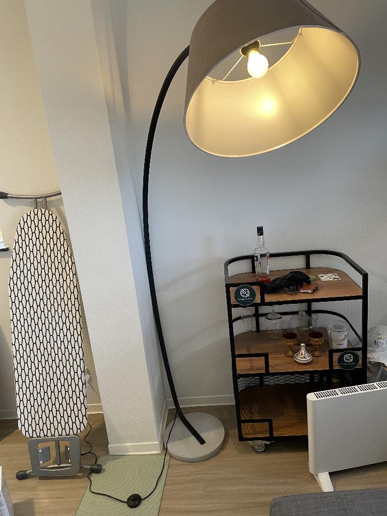 XL 2m Vloerlampen "Brilliant BROK Vloerlamp E27", Ophalen, Zo goed als nieuw, Overige materialen, 150 tot 200 cm