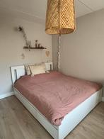 Songesand tweepersoonsbed 160x200, Ophalen, Gebruikt, Wit, Tweepersoons