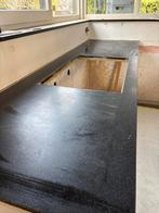 Granieten Aanrechtblad - Zwart Gratis, Huis en Inrichting, Ophalen, Gebruikt, Zwart, 200 cm of meer