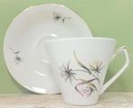 Vintage koffie kop & schotel jaren 60 sixties servies Pools, Huis en Inrichting, Keuken | Servies, Ophalen of Verzenden, Zo goed als nieuw